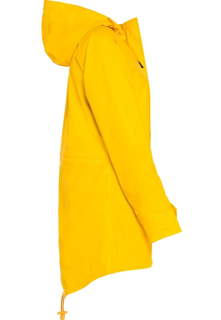 Gele regenjas parka HafenCity® van BMS - Dames Regenjassen