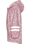 Licht roze Forest Animals regenpak met fleece gevoerd van Playshoes 2