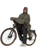 Lowland fietsponcho donker groen 1