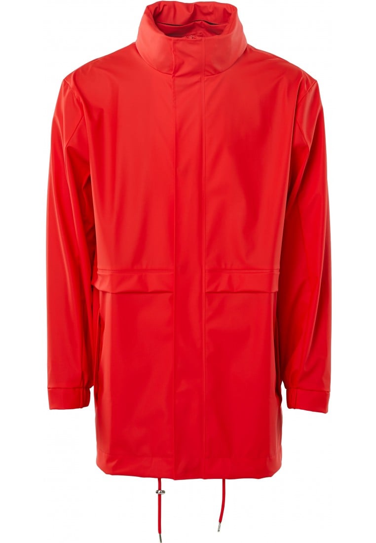 breedtegraad lezer open haard Rode regenjas Tracksuit Jacket van Rains - Dames Regenjassen