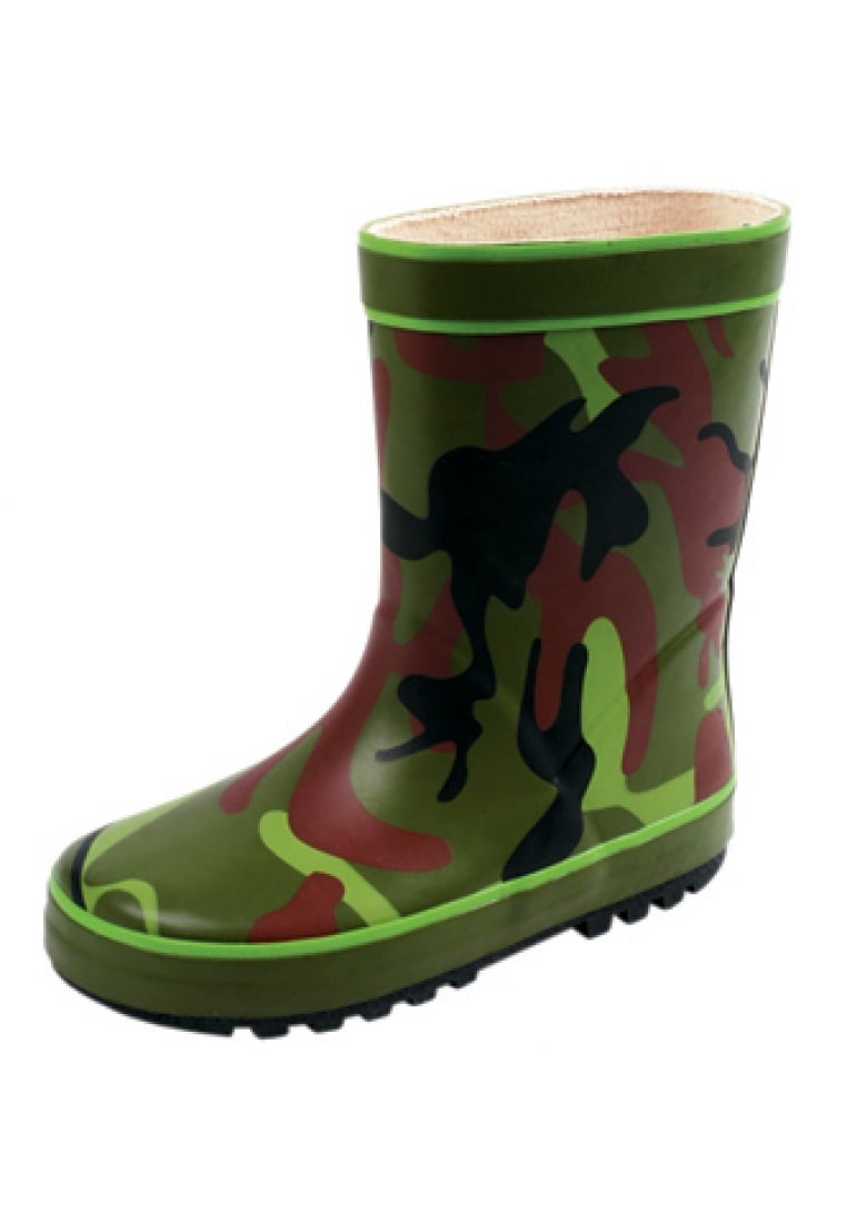 team maandag Anoniem Stoere camouflage kinder regenlaarsjes Army - Kinder Regenlaarzen